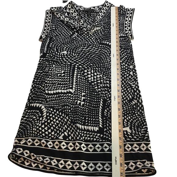 BCBGMaxazria Black White Dress Size XS - Picture 7 of 7